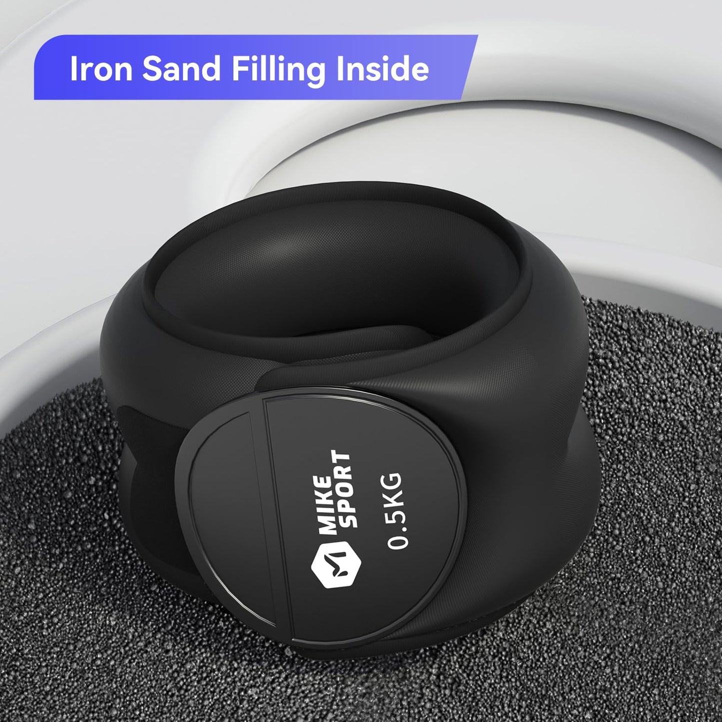 Ankle Weights,Strength Training Wrist and Ankle Weights Sets For Women Men 2lb 4lb 6lb 8lb Leg Arm Weights Straps for Fitness,Yoga,Running,Workout,1kg/2.2Lbs Each Ankle