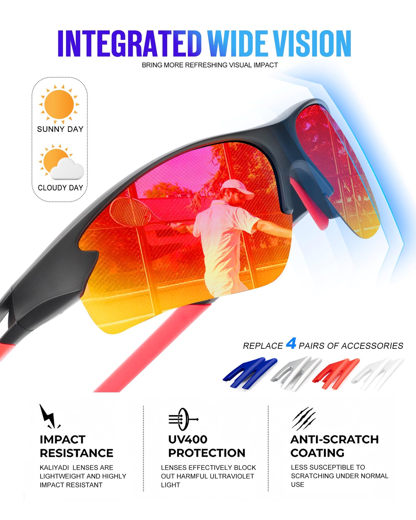 KALIYADI Cycling Sunglasses