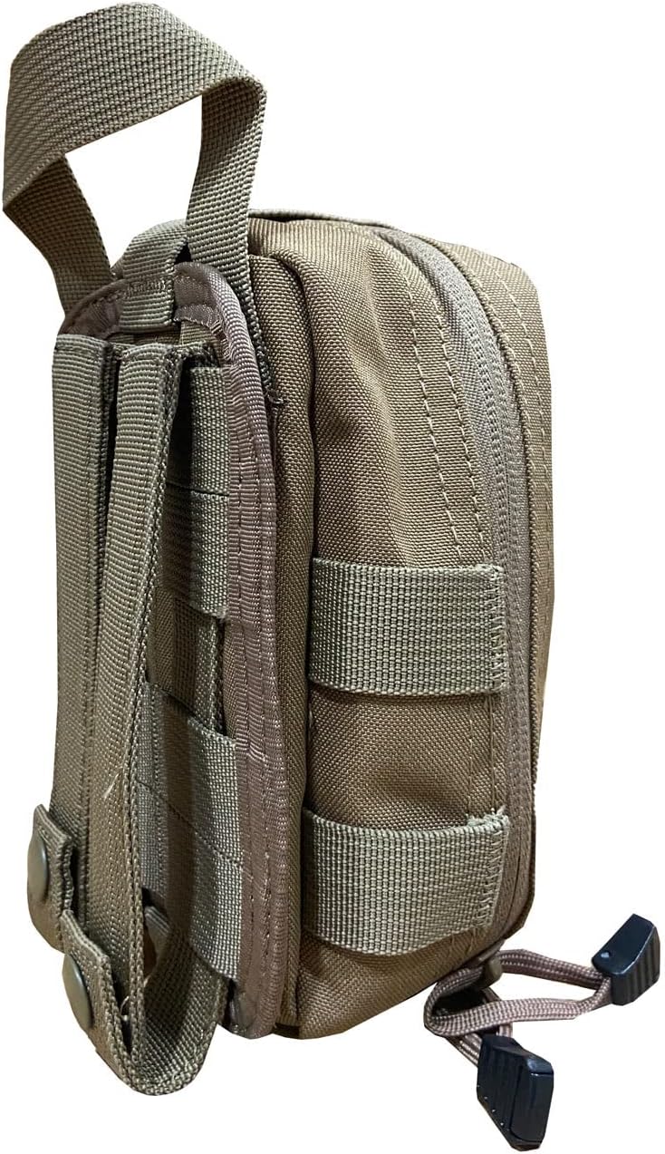 Rescue Essentials Compact IFAK Rip-Away Pouch – Tactical Medic First Aid Pouch with Molle Capability and Rip Away Panel
