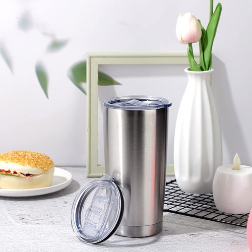 Compatible with Yeti Lids 30 oz Replacement Lid, Ozark Trail and More Splash Resistant Lids Spill Proof Tumbler Lid Clear Cup Silicone Sliding Covers BPA Free(30OZ 2 Pack)
