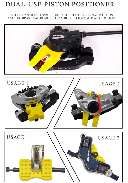 CYCEARTH Bicycle Bleed Kit for Shimano Hydraulic Brakes 60ml Mineral Oil Fluid Bleeding Tool