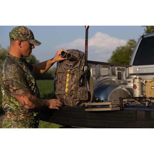 TENZING 2100 Whitetail Day Pack, Mossy Oak Bottomlands Hydration Bladder Compatible Durable Camo Backpack with 4 Compartments & 15 Organizational Pockets for Hunting Gear and Equipment