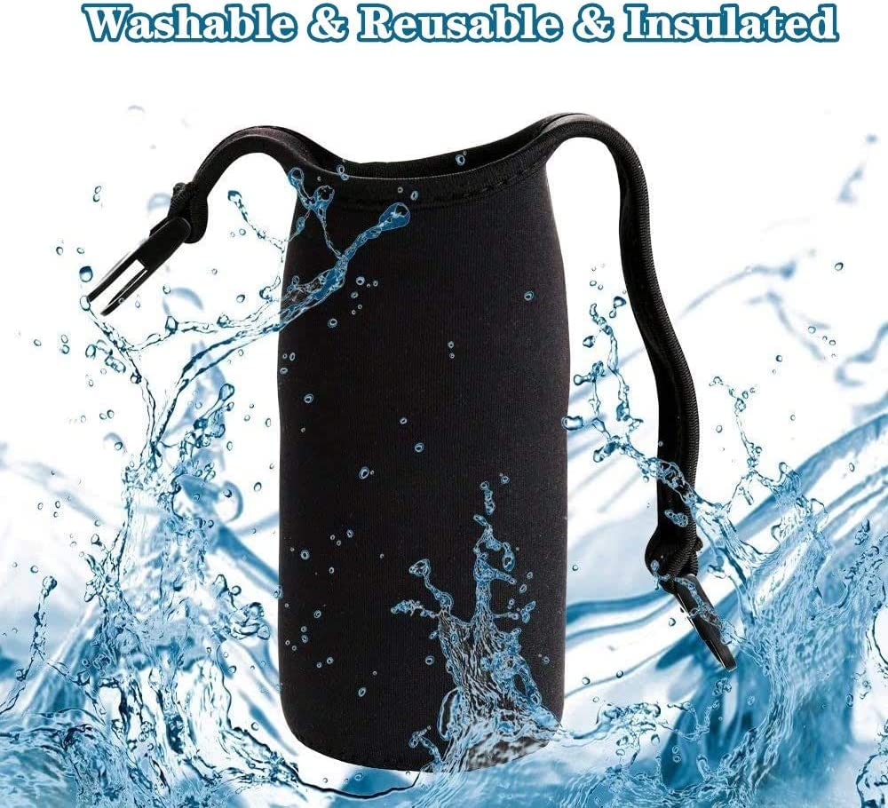 (Black, 30 oz) 20oz 30oz Tumbler Carrier Holder Water Bottle Handle Bag for yeti,rtic,Ozark Trail Tumbler and More Travel to-Go Cups Bottles