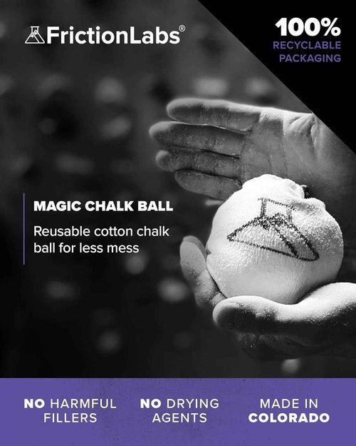 Friction Labs Magic Ball Gym Chalk – Non-Toxic Climbing Chalk for Bouldering & Gymnastics