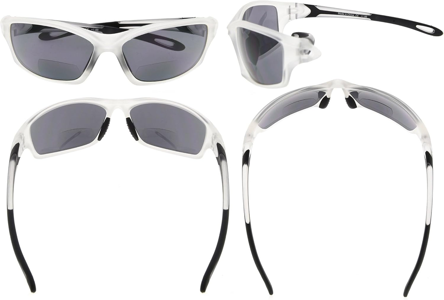 Eyekepper TR90 Frame Bifocal Sports Sunglasses Baseball Running Fishing Driving Golf Softball Hiking Sunshine Readers