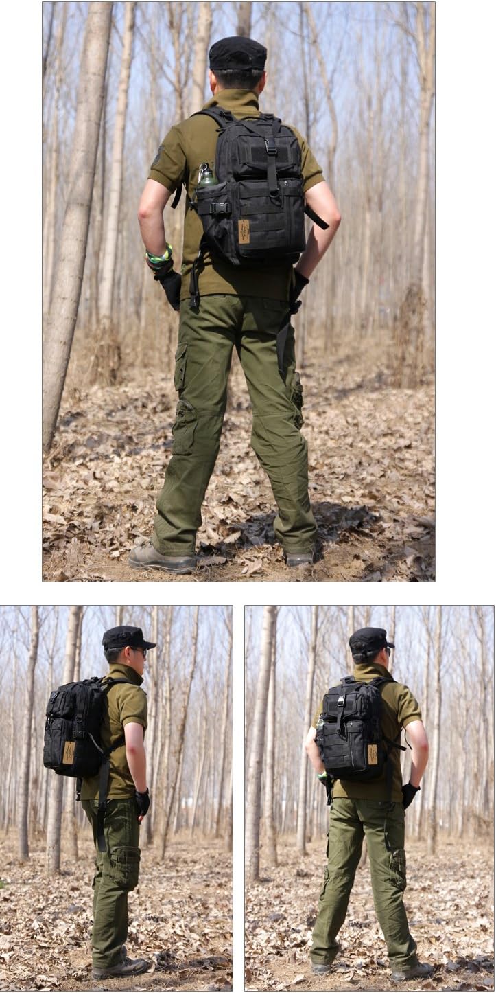 ArcEnCiel Hydration Pack Motorcycle Backpack Tactical Bag with Patch without Waterbladder