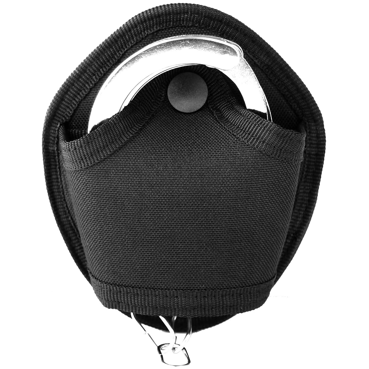 Handcuff Holder Case Open Top Handcuff Holder Holster Law Enforcement Military Standard Handcuff Pouch for Duty Belt Loop Police with Trusted Gear Handcuff Holster Black Handcuff Case