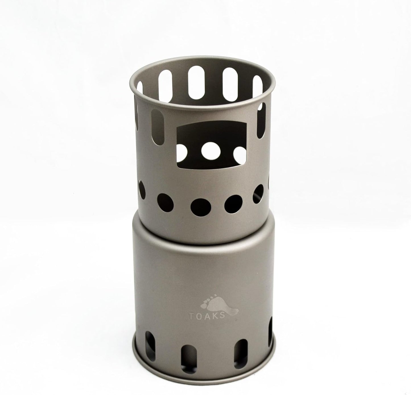 TOAKS Ultralight Titanium Collapsible Wood Burning Stove for Camping & Backpacking