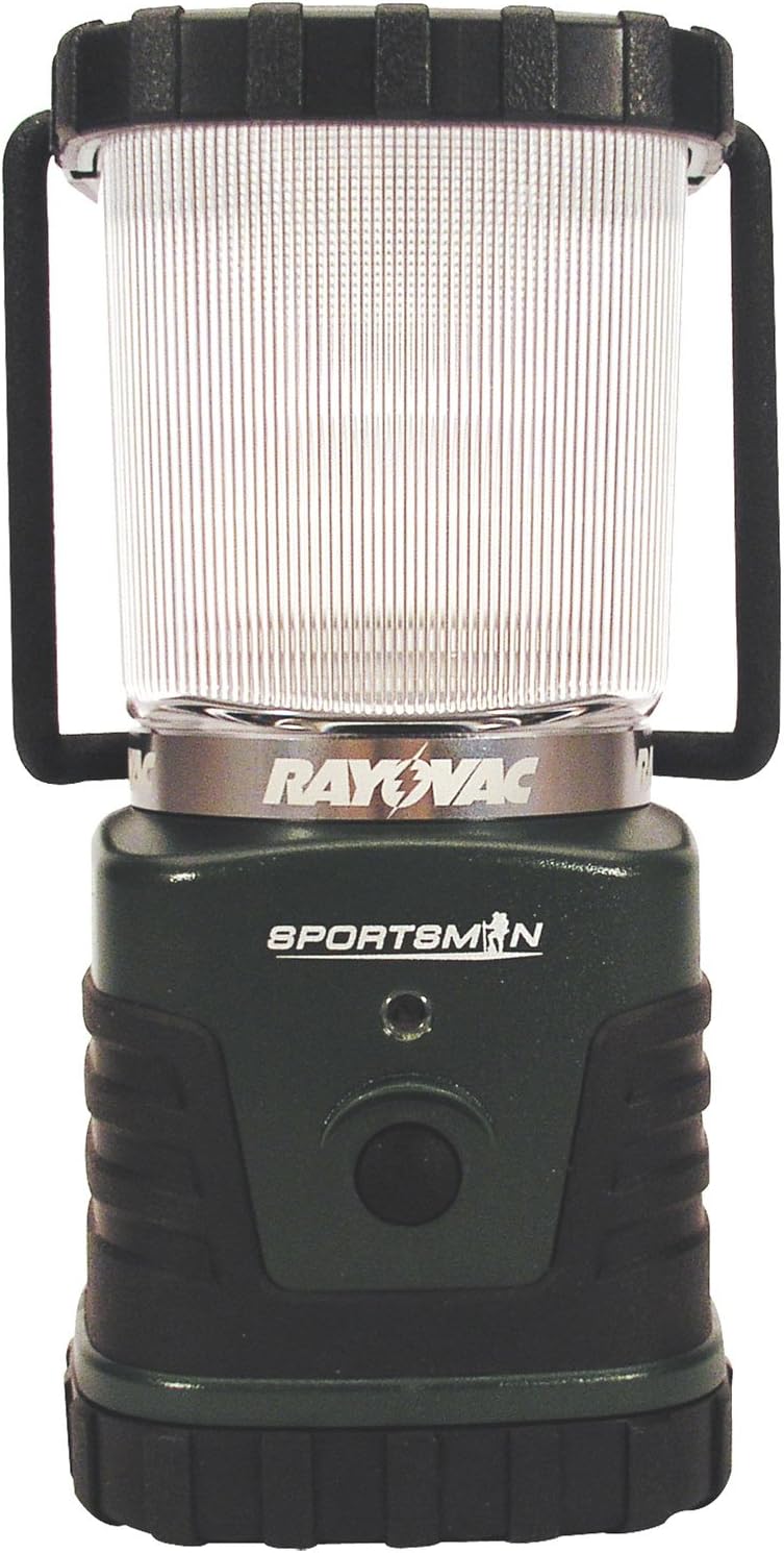 Rayovac Sportsman 3D LED Camping Lantern, 305 High Lumens, Water Resistant, Battery Powered 70 Hour Run Time, Lanterns for Camping