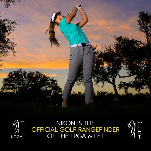 Nikon COOLSHOT 20 GIII Golf Rangefinder | Rainproof Laser rangefinder with Locked On Quake and 5 Year Warranty | Official Nikon USA Model