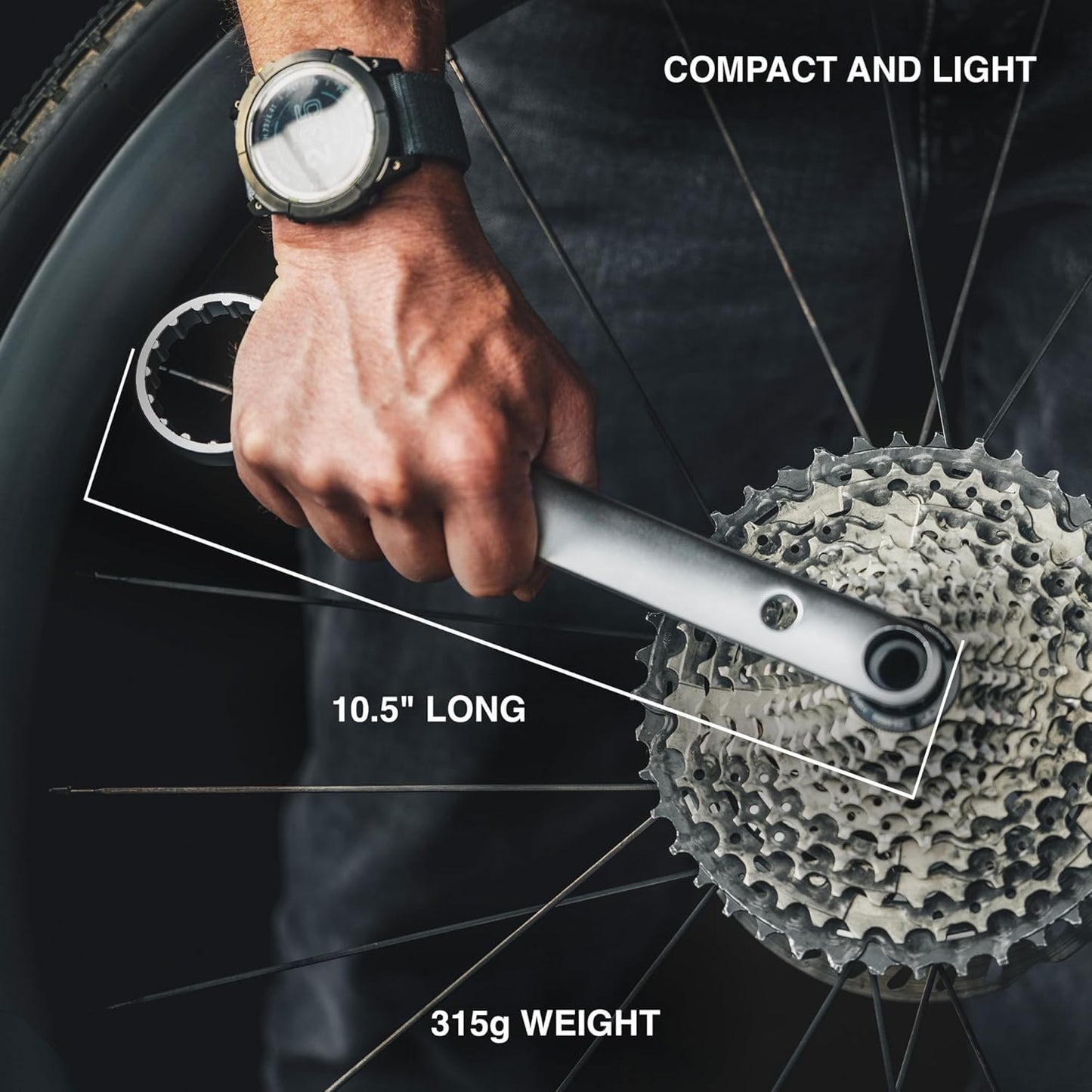 FEEDBACK SPORTS | Bicycle Cassette and Rotor Lockring + Bottom Bracket Tool | Compatible with Shimano & SRAM