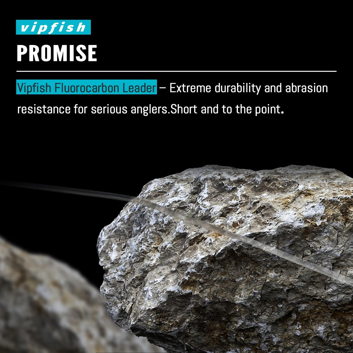 Fishing Fluorocarbon Leader with Crane Swivel and Snaps - Heavy Duty 20-80lb Fluorocarbon Leader Connects Lures, Bait, or Hooks for Saltwater & Freshwater Fishing