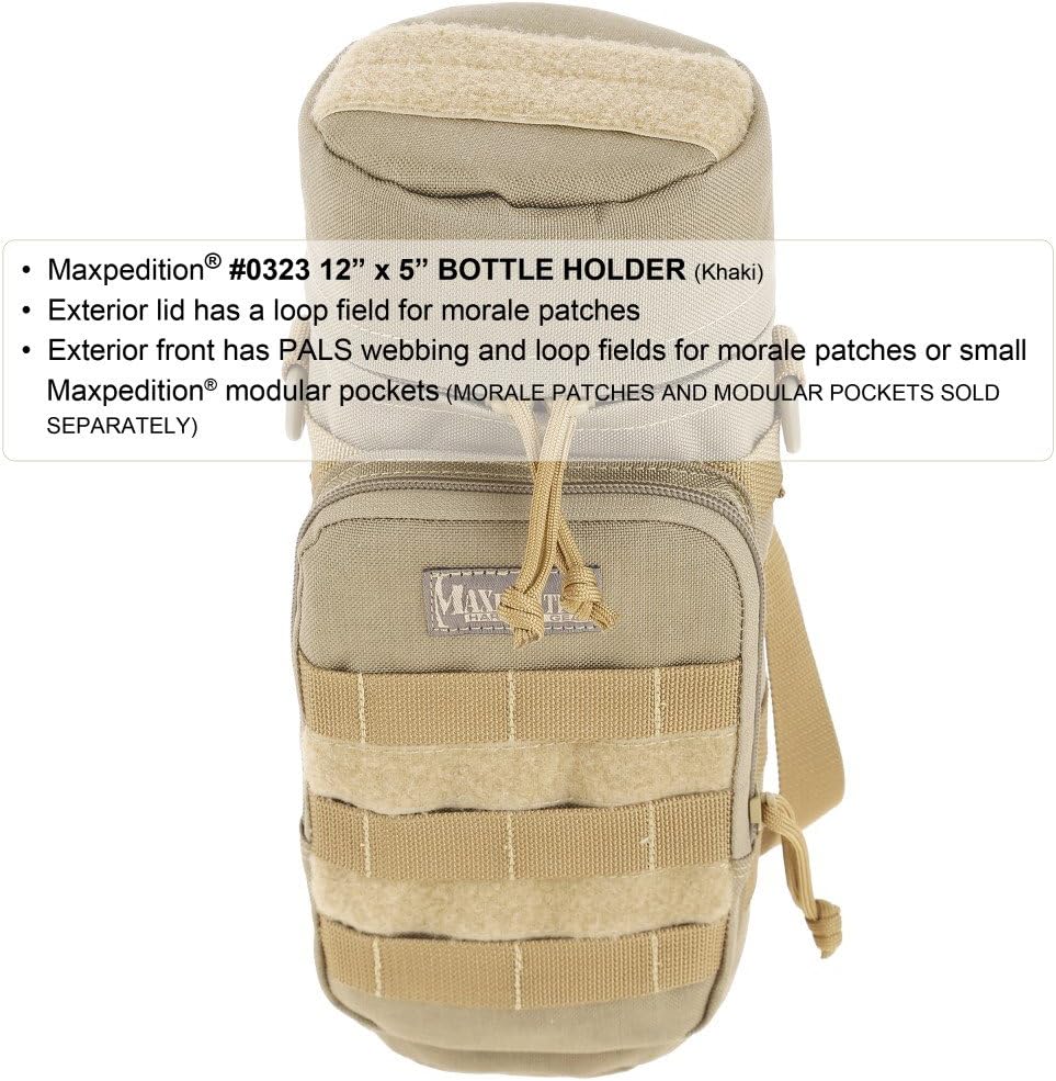 MAXPEDITION 12-Inch X 5-Inch Bottle Holder