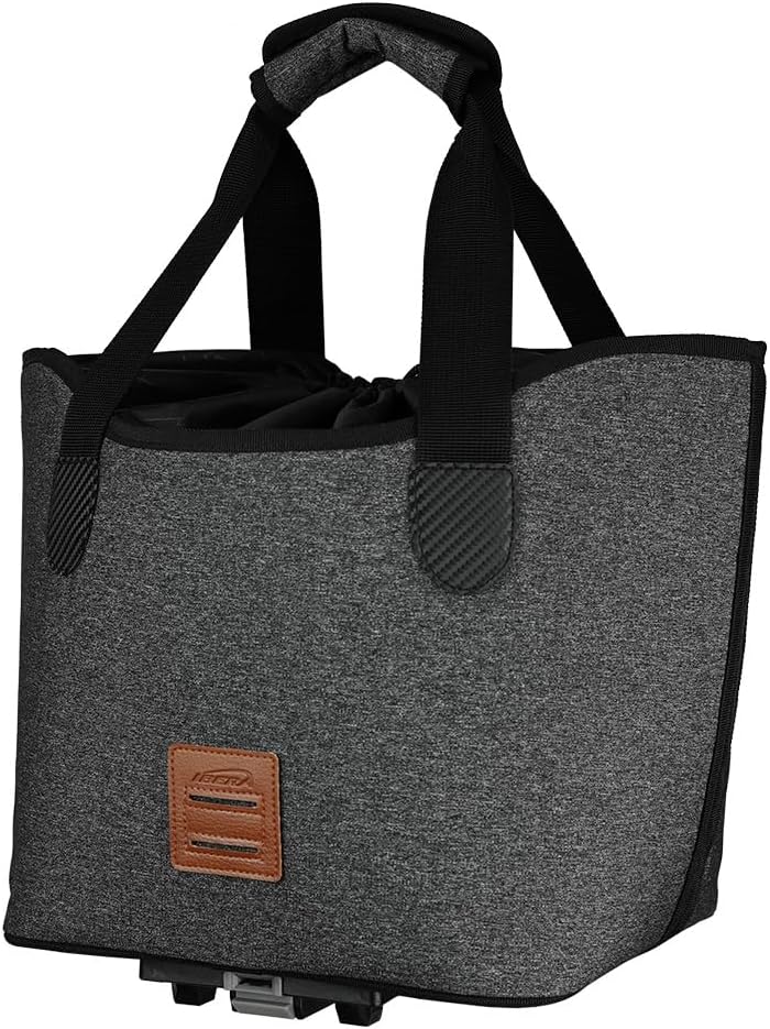 Ibera 2 in 1 PakRak Commuter Bicycle Trunk Bag with Expandable Panniers, Clip On Quick Release Design and Detachable Shoulder Strap