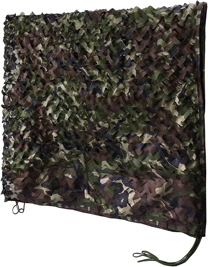 HYOUT Camo Netting Camouflage Net Bulk Roll for Hunting Blinds Ghillie Sunshade, Camping, Military Party Decoration
