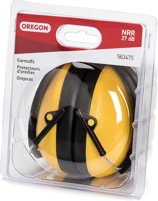 Oregon 563475 Chainsaw Earmuffs for Hearing Protection, Yellow