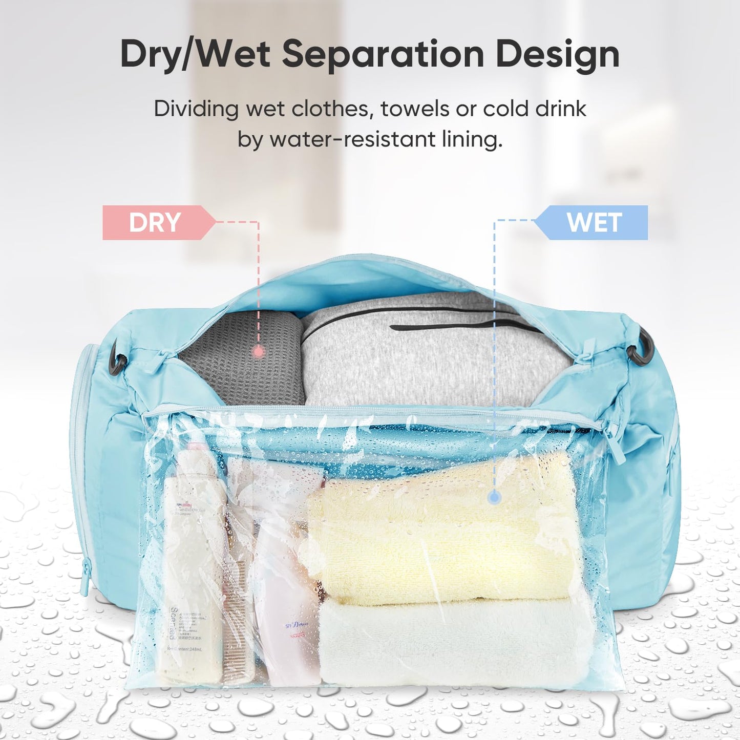 APEXUP Weighted Vest 15lbs + Gym Duffle Bag