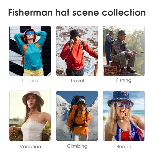 Soccer Brazil Hat Fisherman Bucket Hat, Summer Beach Sun Hat for Fans Gifts