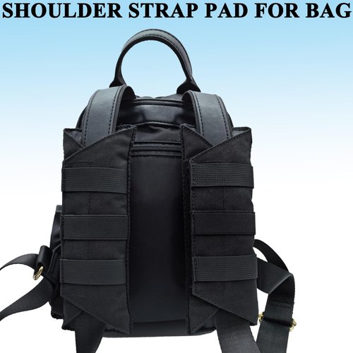 SOGOYFLA Ultra Thick Shoulder Strap Pad, Heavy Load Backpack Strap Pads, Shoulder Pad for Bag Strap, High Elasticity & Removable (1PCS-Black)