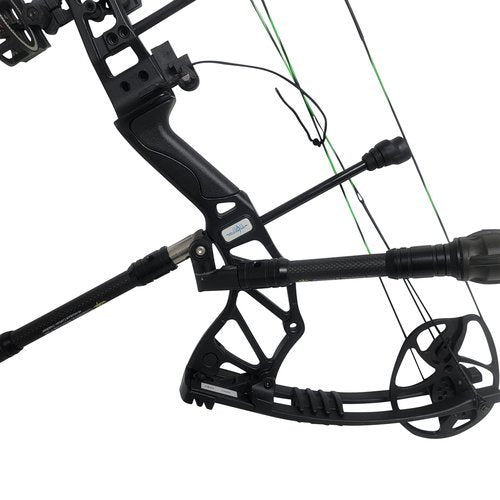 Southland Archery Supply Aluminum Bow Stabilizer V-Bar Mount with Side Bar Quick Disconnects and Micro Adjustments for Olympic Recurve Bow or Target Compound Bow (Single Side)