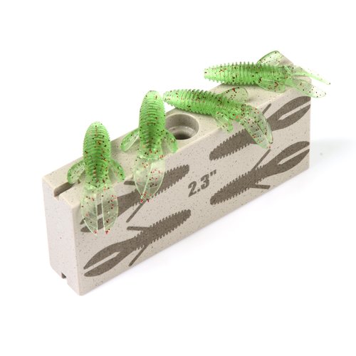 Soft Plastic Molds Lure Making Injection Molds Fishing Lures 4 Cavity Micro D Bomb 2.3''