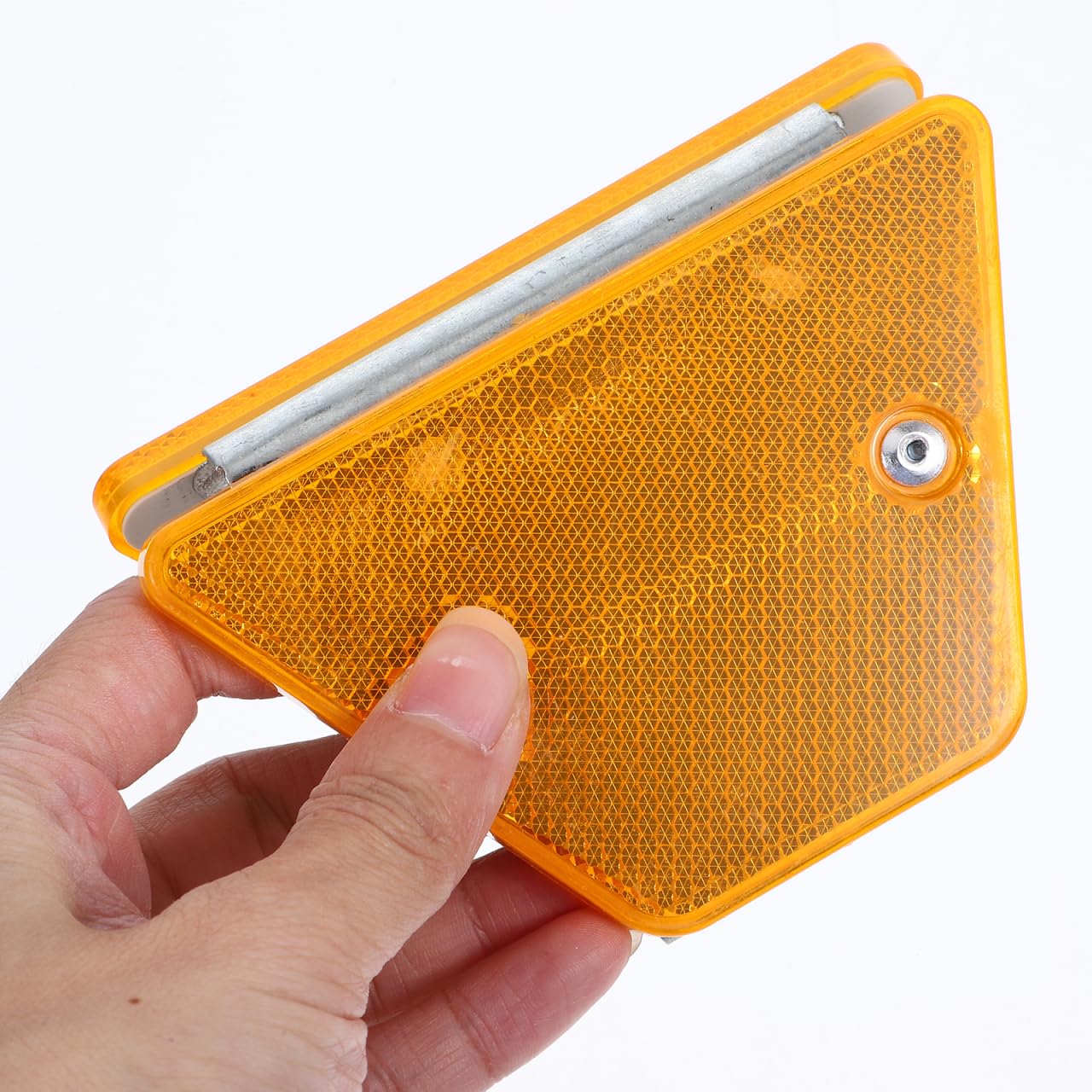 Gatuida Reflective Trail Markers Reflective Marker for Road Road Reflectors for Driveway Guardrail Delineators 2pcs Sturdy Stylish Driveway Markers