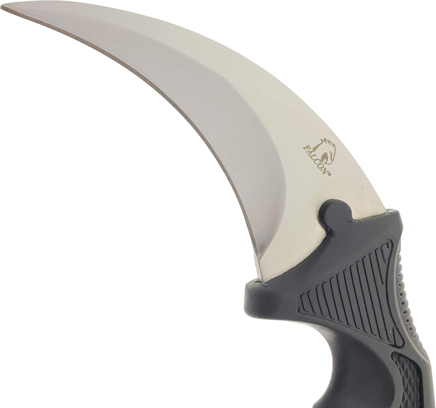 Falcon 7.5" CSGO Tactical Fixed Blade With ABS Sheath and Cord. For Collection, Gift, and Outdoors Camping Cut Ropes, Branches (Red Spider Web)