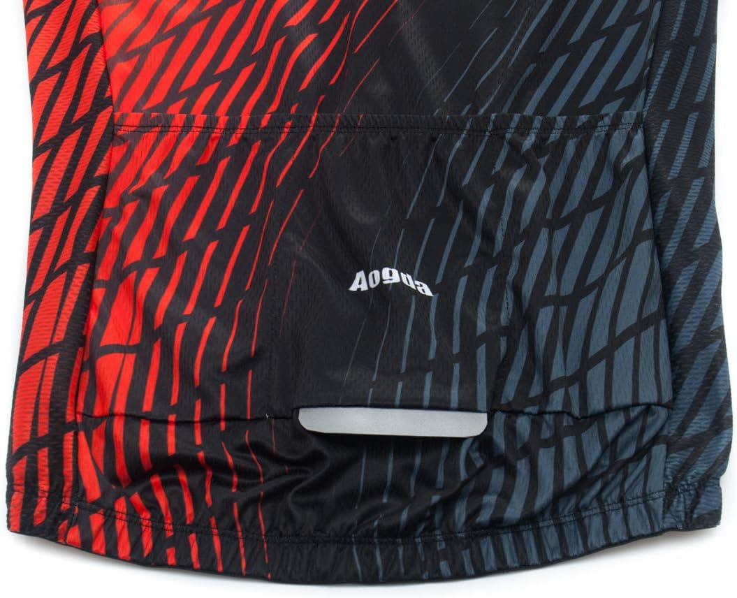 Aogda Cycling Jerseys Men Bike Shirts Team Biking Tops Bicycle Short Sleeves Clothing