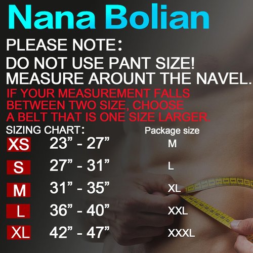 Nana BoLian Leather Weight Lifting Belt,5 Inch Wide Leather and SBR Lifting Belt, For Weightlifting, Strength Training and Squatting.Please Choose According to the Size Chart.