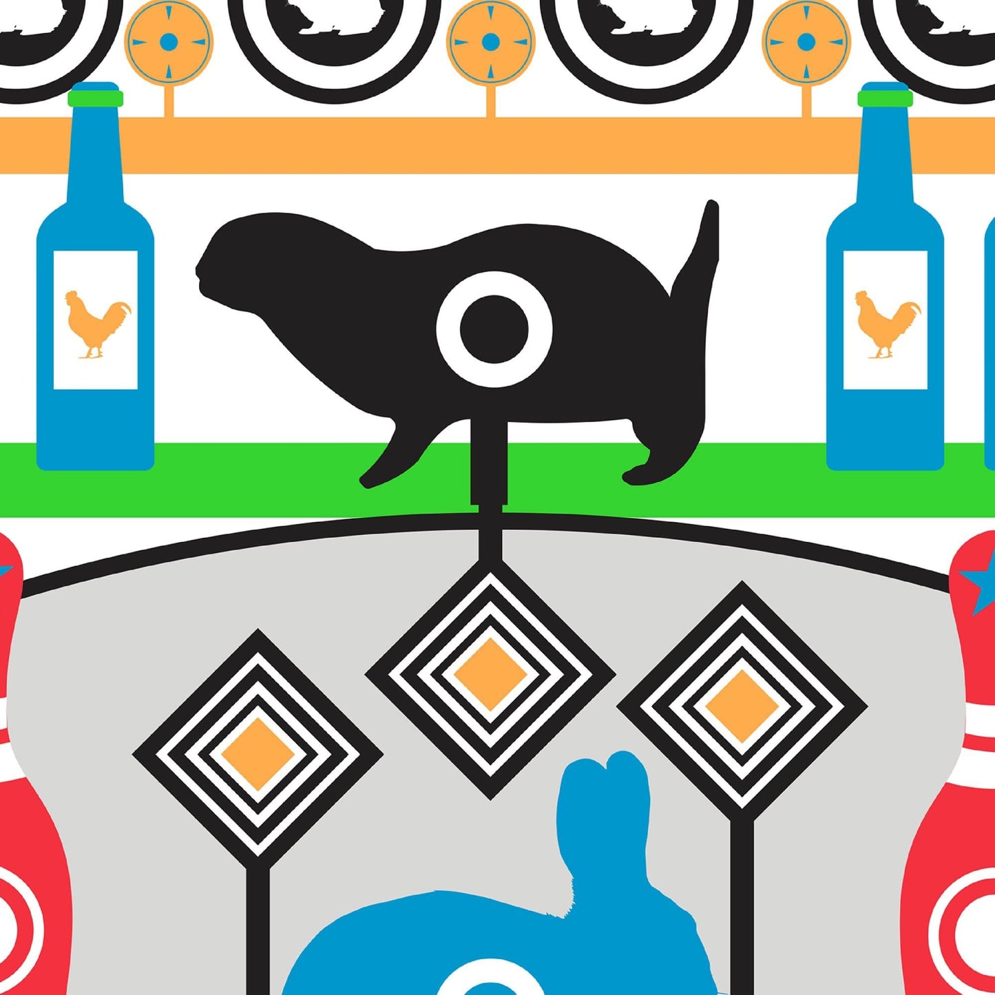 EZ Aim Fun Gallery Paper Shooting Target, 23" x 19," 4-Pack, Multi