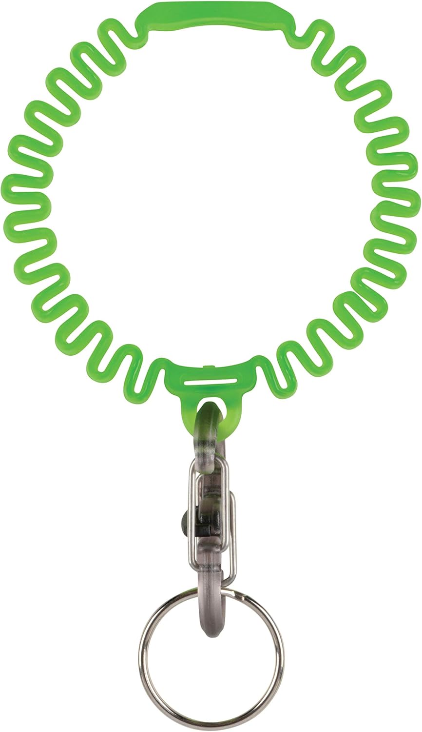 Nite Ize KWB-03-R6 Key Band-It, Stretch Wristband Key Chain With S-Biner Clip, Blue
