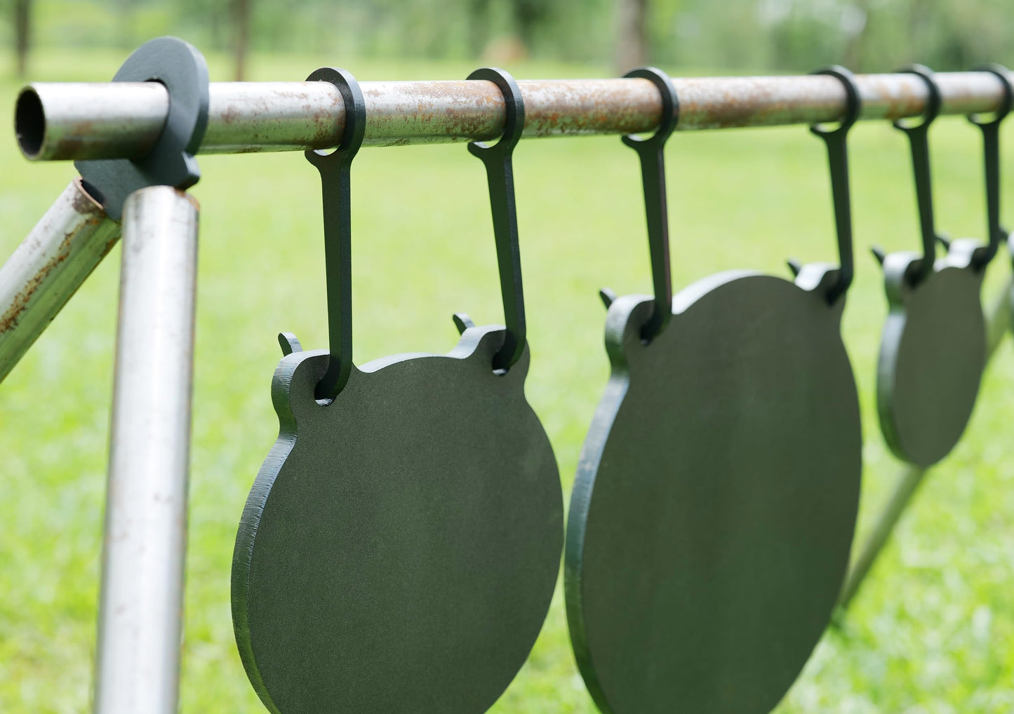 ECCEPOPU Steel Target Hangers, Steel Shooting Target Stand Kit & Hook for 1 Inch EMT Conduit