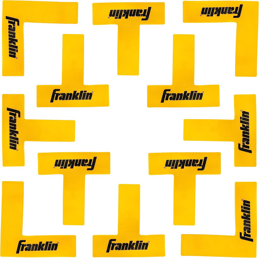 Franklin Sports Pickleball Court Marker Kit - Lines Marking Set with Tape Measure - Official Size Court Throw Down Markers