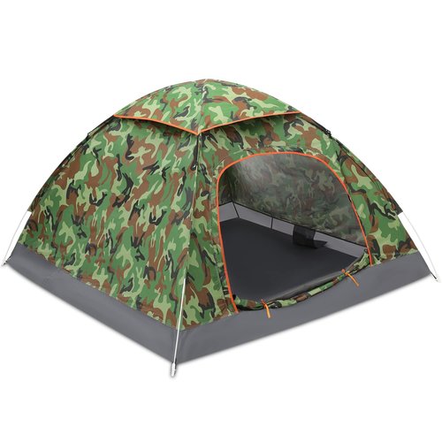MoNiBloom 1-2 Person Camping Tent Lightweight Backpacking Dome Tent Waterproof Windproof Two Doors Easy Setup Double Layer Outdoor Tents for Family Camping Hunting Hiking Travel, Camouflage