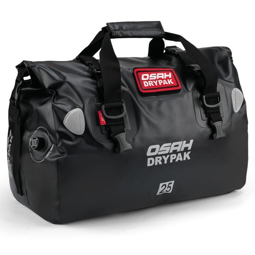Waterproof Duffel Bag - Motorcycle Dry Bag Tail Bag with Large Storage Space, Waterproof Luggage Duffle Bags with Outer Mesh Zipper Pocket for Camping, Kayaking, Fishing & Traveling
