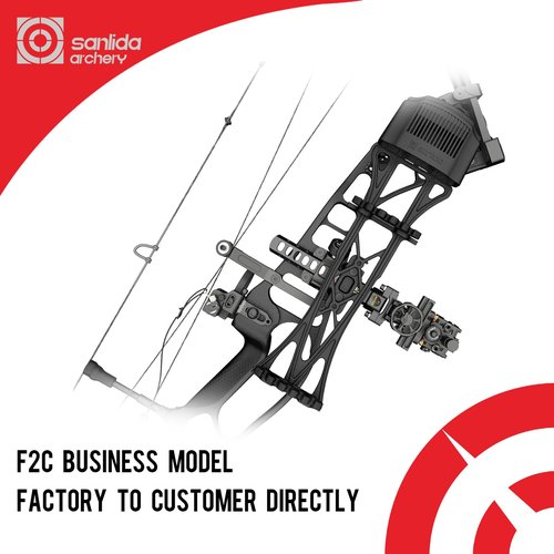 sanlida Archery 5 Arrow Quiver Lightweight Compound Bow Quiver for Hunting with Quick Release Bow Hunting Archery Quiver