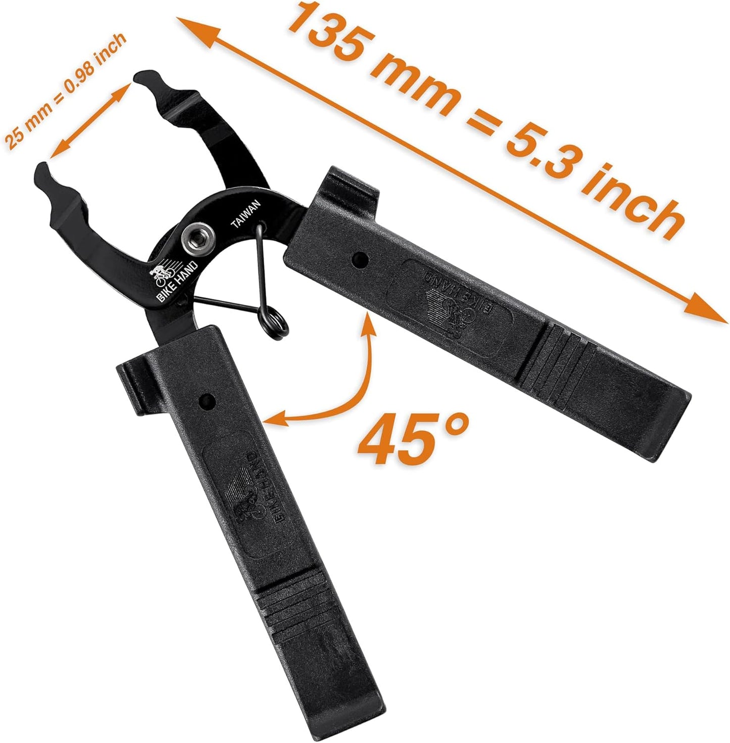 BIKEHAND Bike Bicycle Chain Master Link Pliers Tool - MTB Road Quick Link Remover Removal - Compatible with All Brands: for Shimano Sram KMC Chain