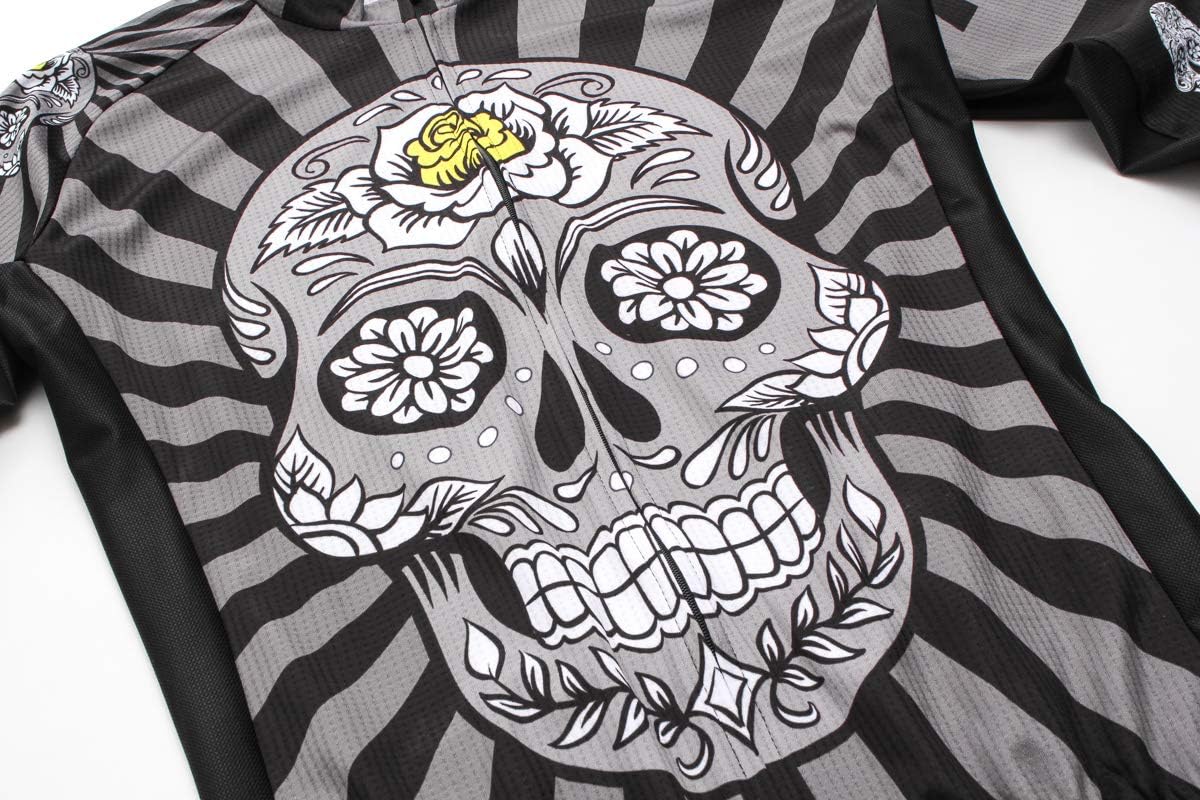 JPOJPO Cycling Jersey Men, Mountain Bike Shirt Tops S-5XL - Breathable and Quick Dry