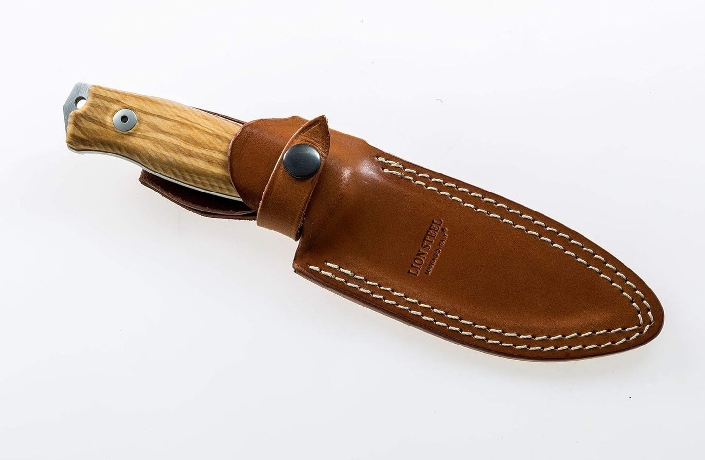 LionSTEEL M5 Fixed Blade Outdoor and Camp Knife – Sleipner Steel Blade, Wood, G10 or Micarta Handles, Torx T8 Screws, Sheath Included