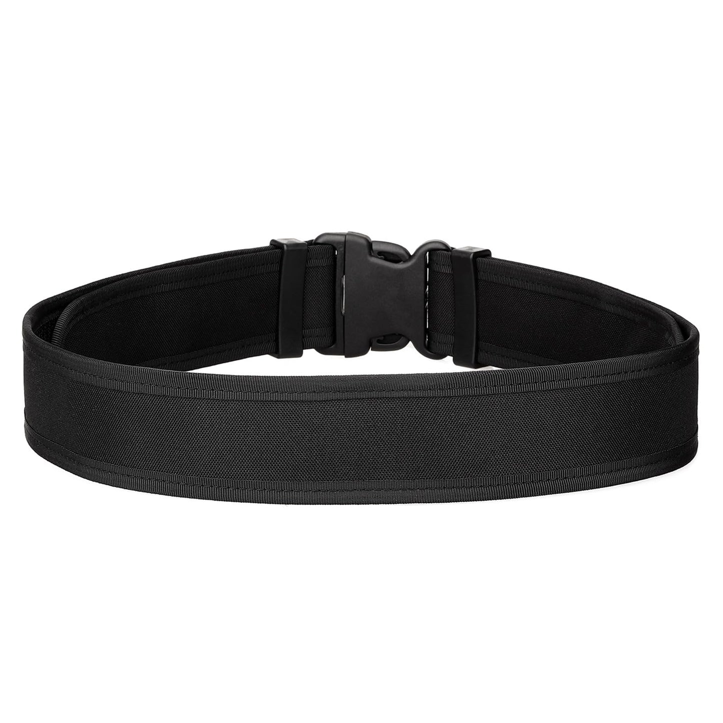 LAKE OF FIRE Nylon Mens Tactical Belt,2“Heavy-Duty Work Belt with Adjustable,Quick Release,Wear-Resistant (Black