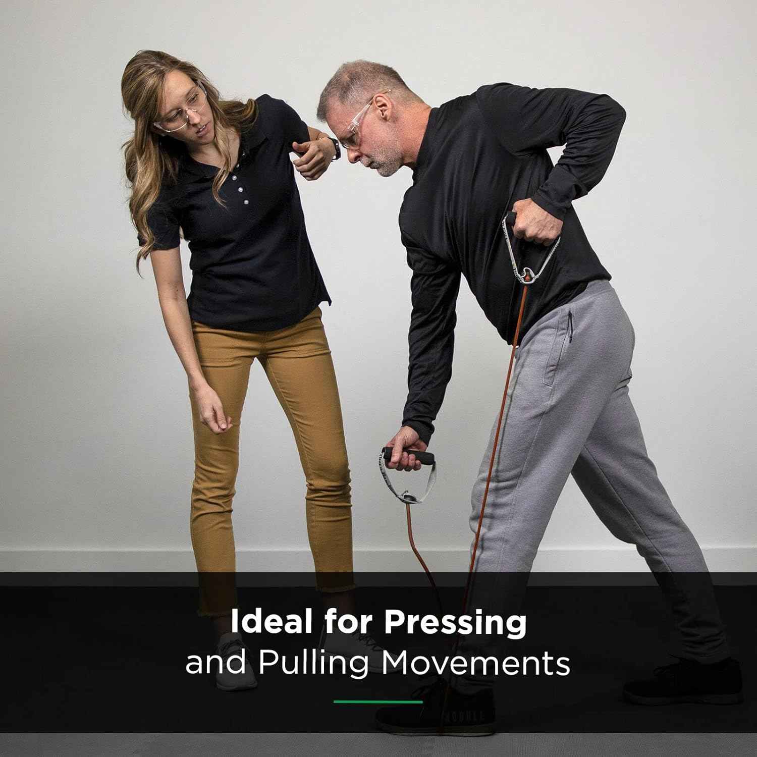 Extra Heavy THERABAND Resistance Tubes - 48 Inch Latex Elastic for Exercise & Rehab