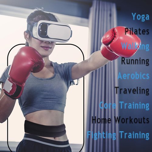 Sefulei Weighted Belt 30"-42"Adjustable Sport Fitness Belt for Abs Strengthening Workout Body Shaping Core and Weight Loss (Basis 10LB)