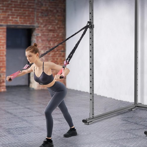 Lifeswell Resistance Band Anchors, Rack Attachment for 2"x2" Power Rack with 1" or 5/8" Hole, Adjustable Multi Point Workout Hook for Strength Training, Fitness, Physical Therapy, 2 Pack
