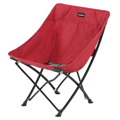 Naturehike Folding Camping Chair, Outdoor Portable Compact Chair, Collapsible & Comfortable, Heavy Duty for Travel Picnic Hiking Fishing Beach, Lightweight Backpack Chair, Red