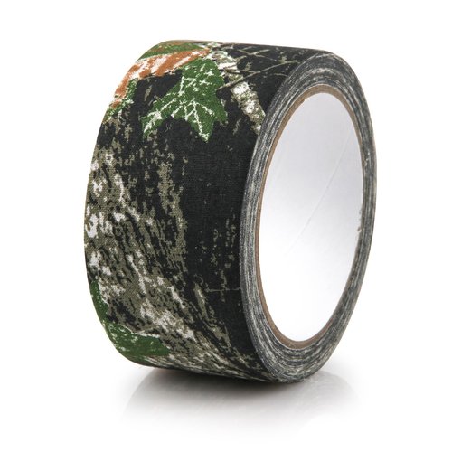 Volein 1 Roll Camo Tape No Residue,Camouflage Duct Stealth Tape,Waterproof Camo Cloth Tape 1.97"×32.8ft for Outdoor Hunting Camping(Maple Leaf Camo)