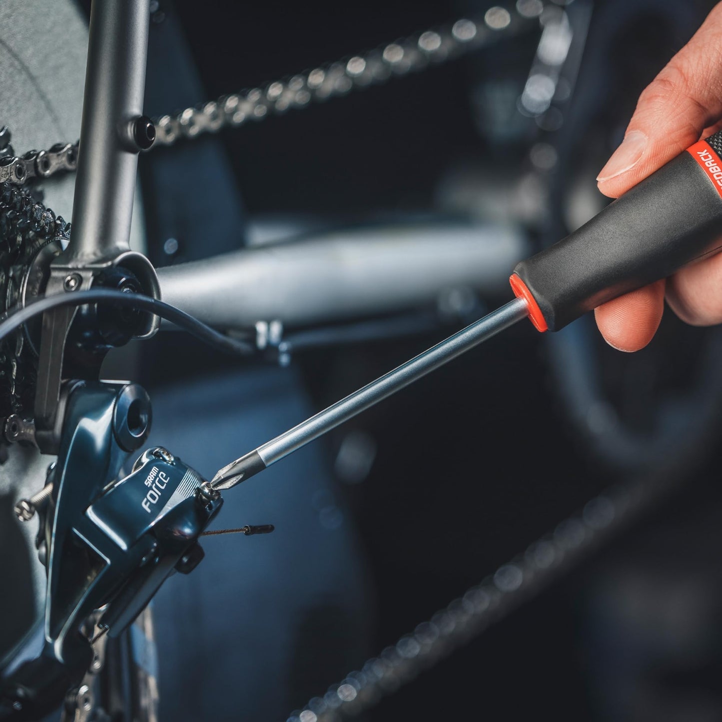 FEEDBACK SPORTS | #2 Philips JIS Screwdriver | Magnetic Tip Holds Screws | Ergonomic Dual Density Overmolded File Tread Rubber Grip