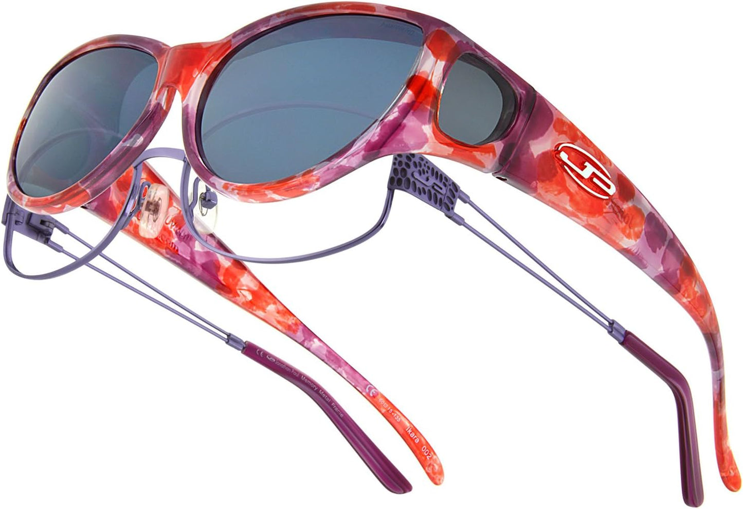 IKARA BERRY CRUSH Polarvue Grey Lens Sunglasses - UV Protection & Stylish Design