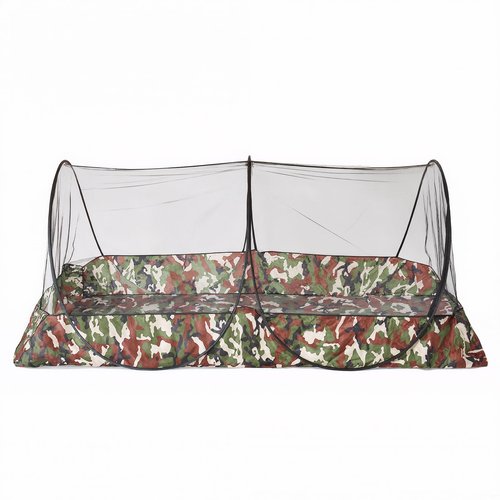 Pop Up Mosquito Tent 2-Person Large Portable Foldable Pop-up Screen Tent Mosquito Camping Net Tent for Double Persons Camping Hiking Outdoor Installation-Free (Camouflage)