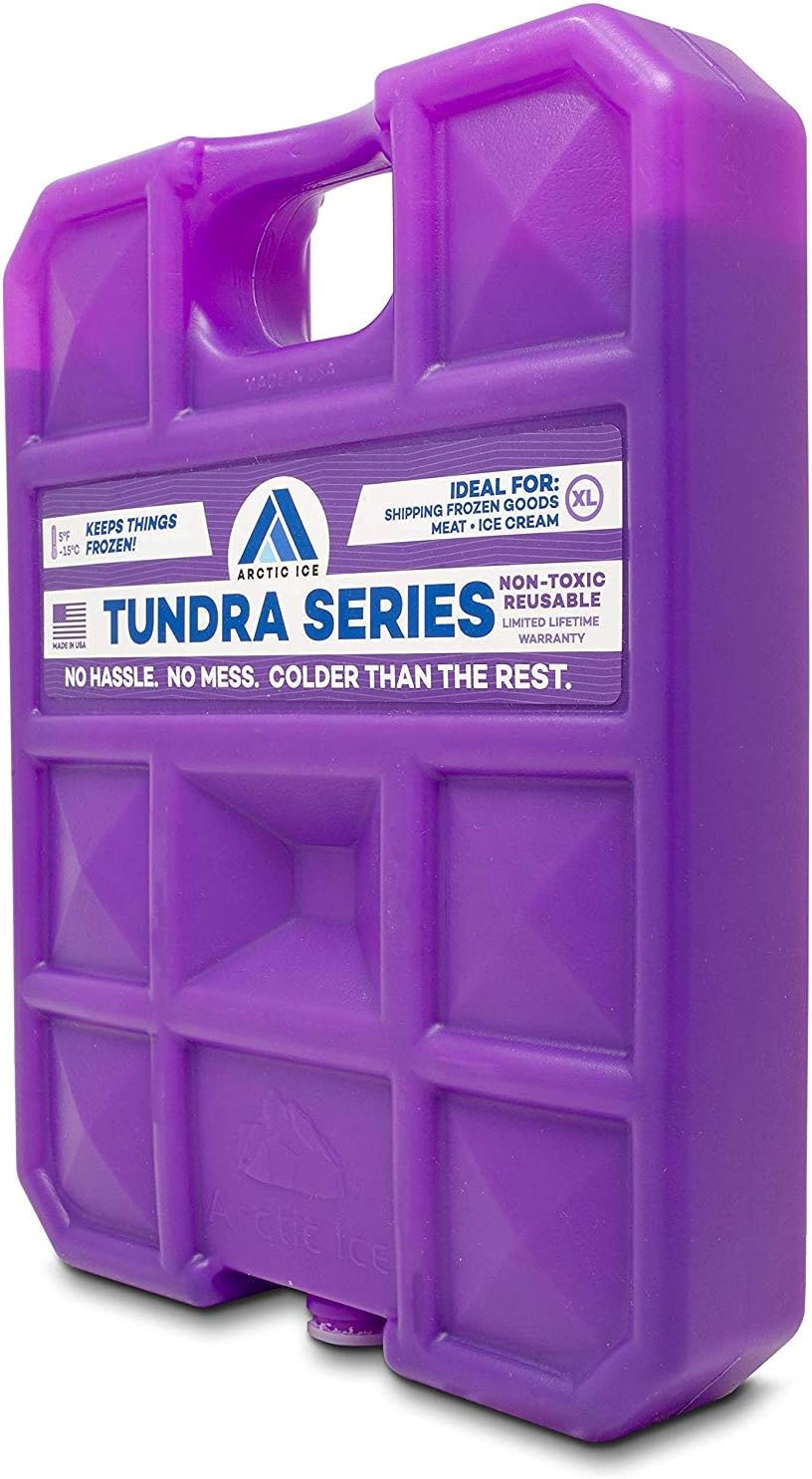Arctic Ice Tundra Series Long Lasting Reusable Ice Pack - 5° Fahrenheit Cooling Point - Designed to Maintain Freezer-Like Temperatures in Coolers
