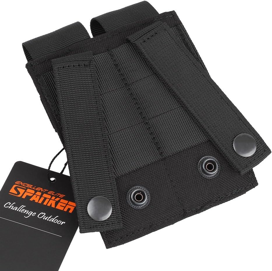 EXCELLENT ELITE SPANKER Molle Single/Double Pistol Mag Pouch Tactical Magazine Pouch Tool Organizer Holder